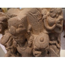 Statue of Surya (sun god), solar disc, sun disc, sun symbol